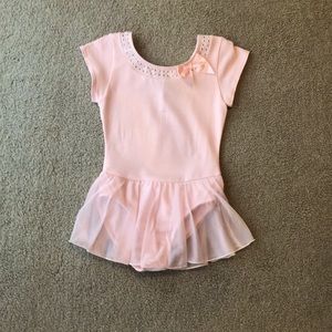kids pink ballerina dress